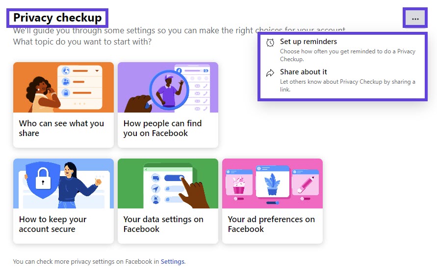 Facebook's Privacy Checkup Tool Facebook Activity Log