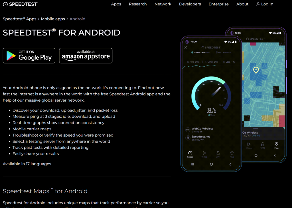 Speedcheck by Ookla: The Mobile Solution for Android